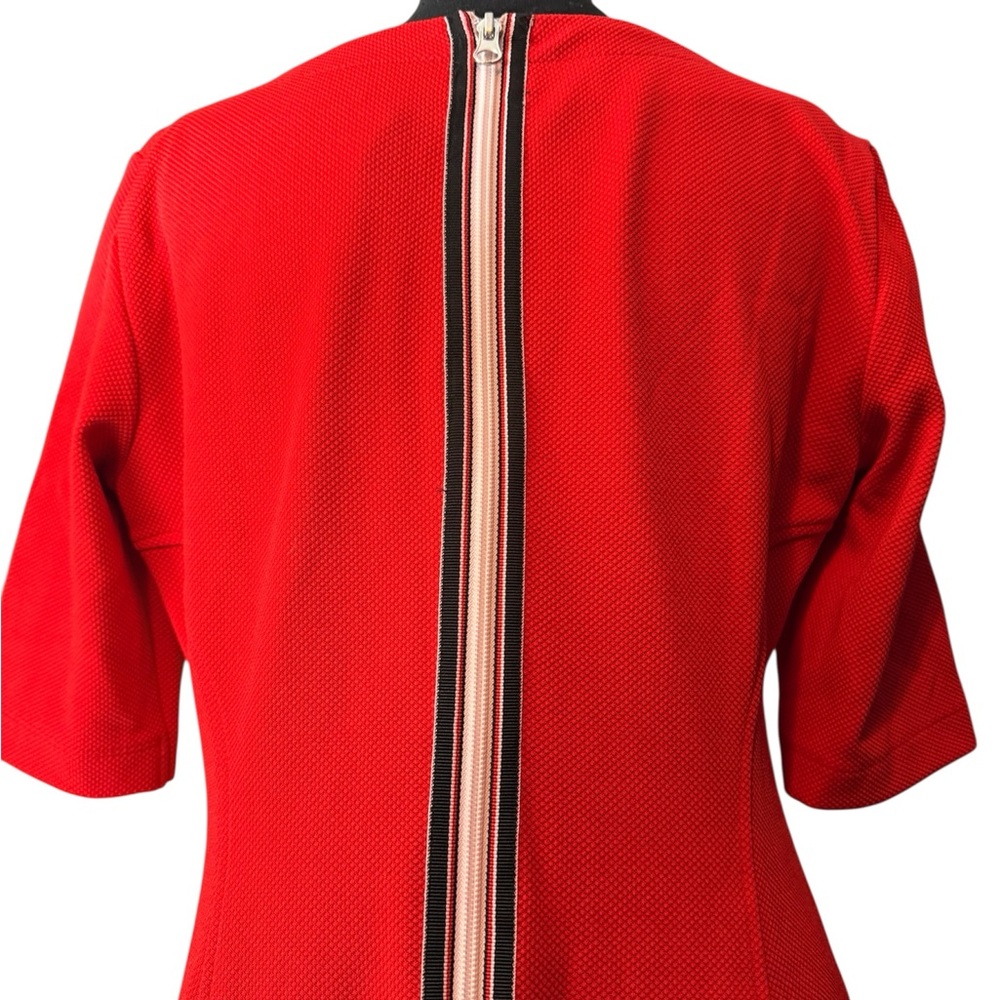 Julian Taylor Vibrant Red Midi Dress - Picture 3 of 9